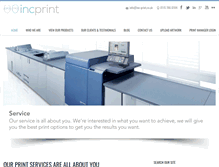 Tablet Screenshot of inc-print.co.uk